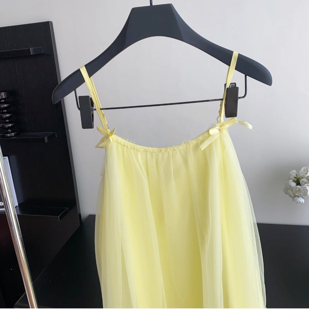 Elegant Fairy Mesh Slip Dress