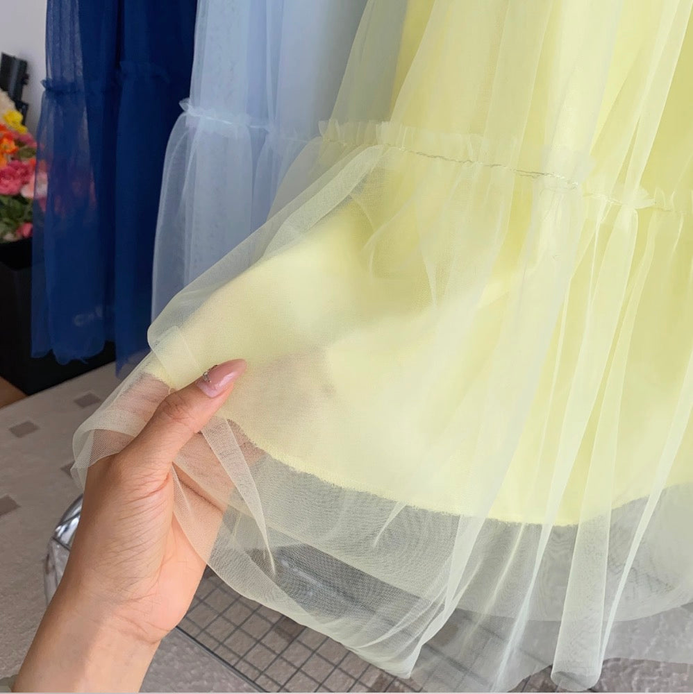 Elegant Fairy Mesh Slip Dress