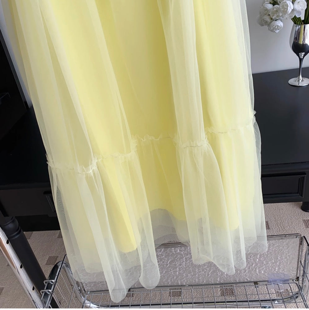 Elegant Fairy Mesh Slip Dress