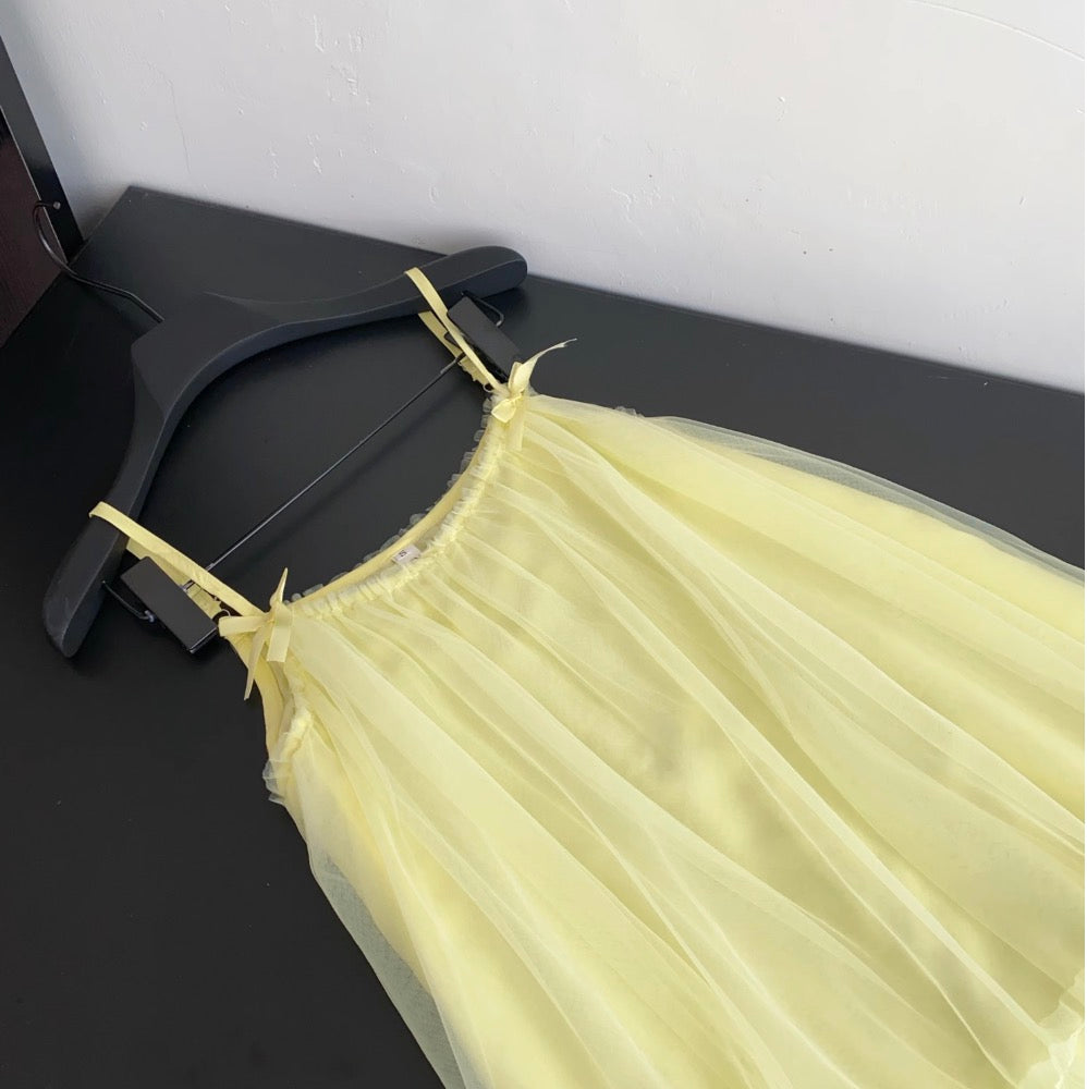 Elegant Fairy Mesh Slip Dress