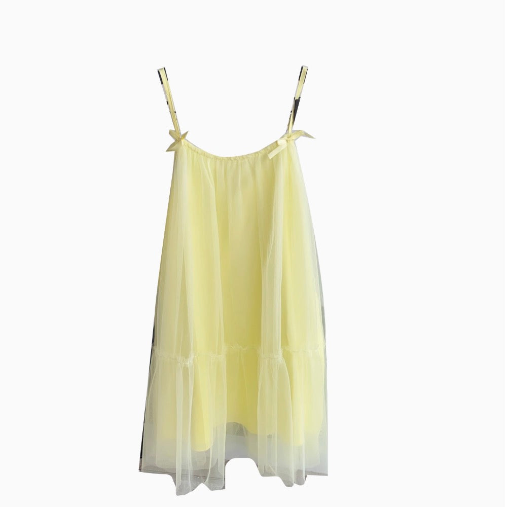 Elegant Fairy Mesh Slip Dress