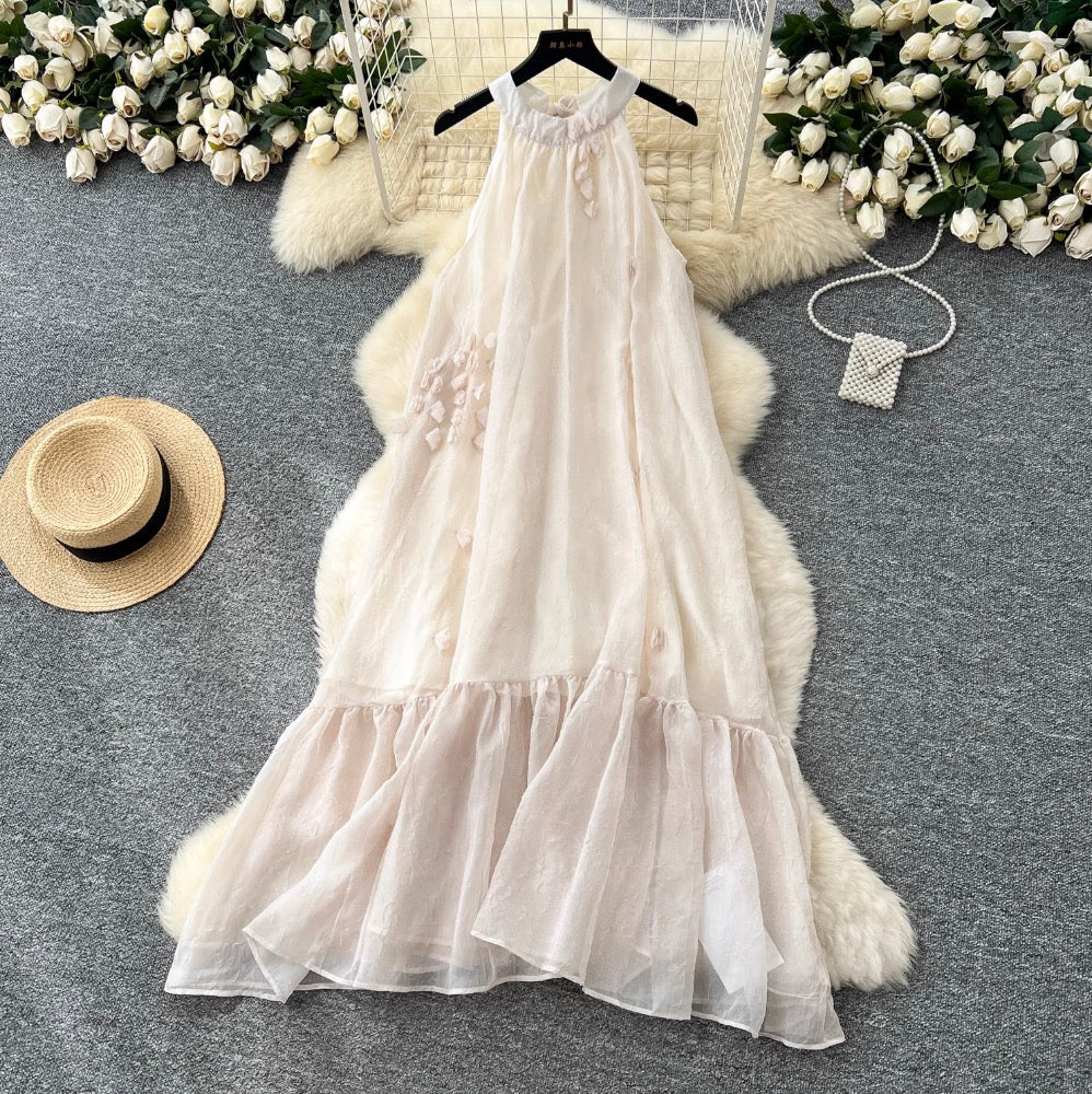 Fairy Purple A-line Sleeveless Dress