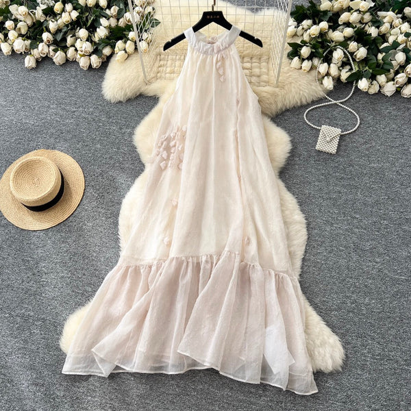 Fairy Purple A-line Sleeveless Dress