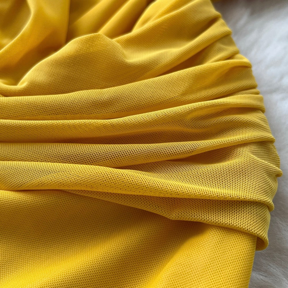 Knotted Asymmetric Slip Dress