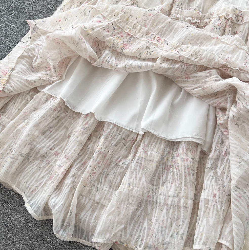 Fairy Backless Pleated Halter Dress