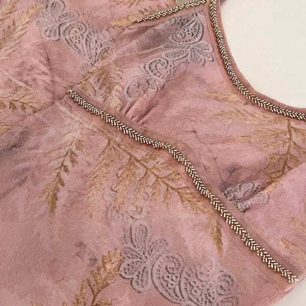 Elegant Sequin Printed Slip Dress
