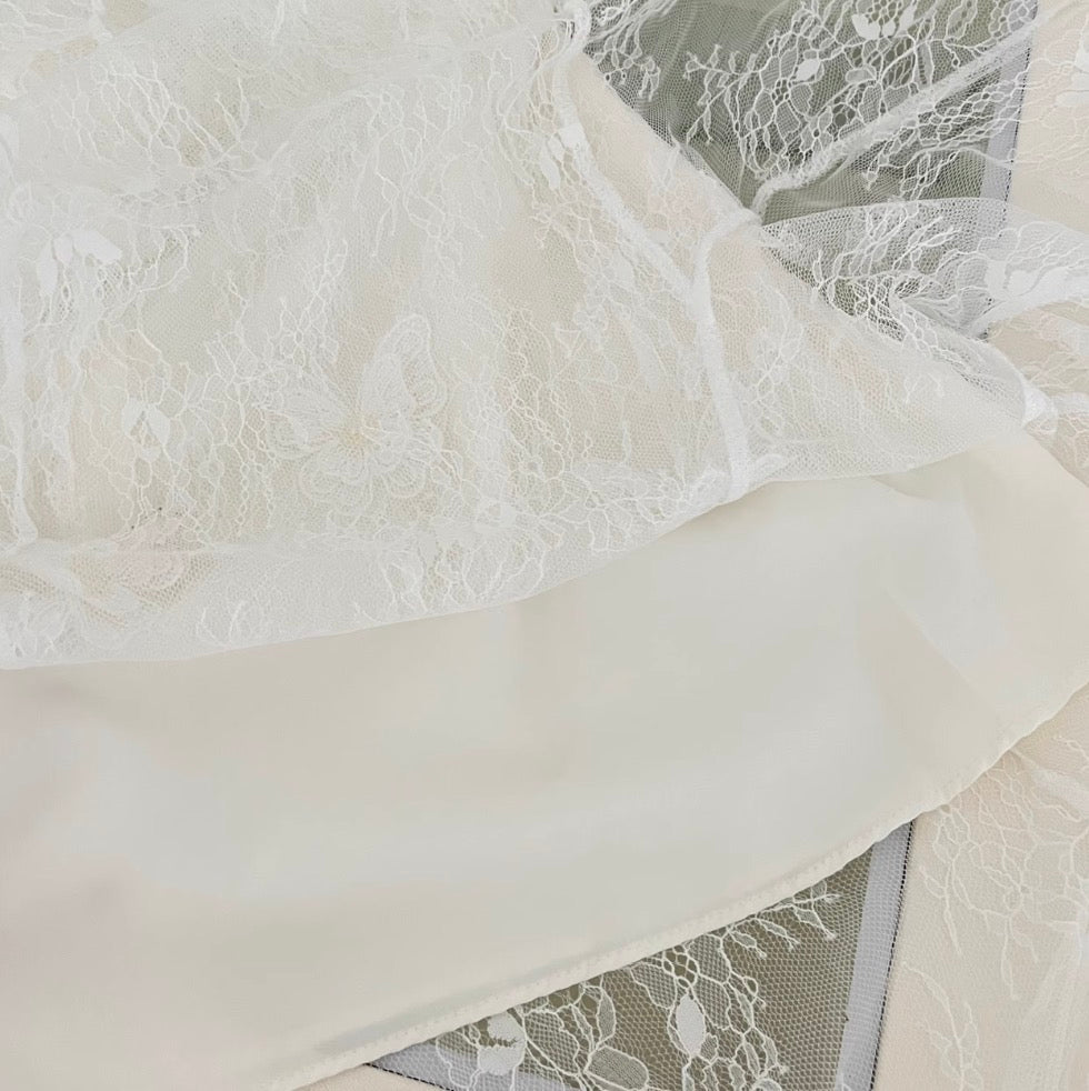 Sexy Embroidered White Lace Dress