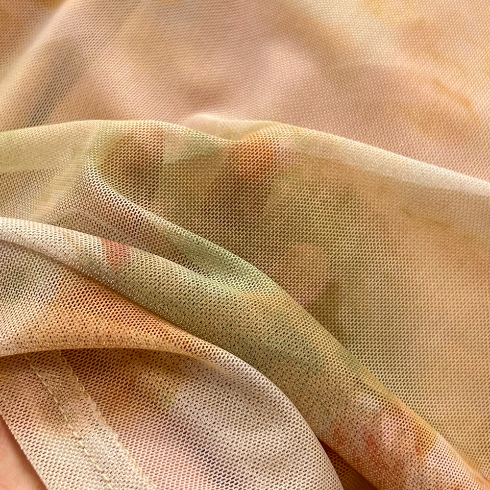 Fransız Tarzı Tie-dye File Elbise