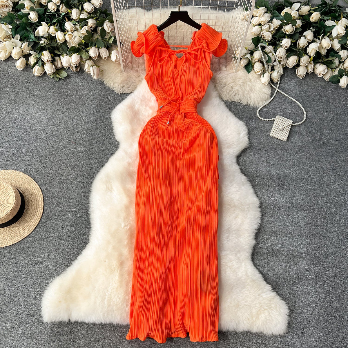 Niche 3d Ruffled Party Dress