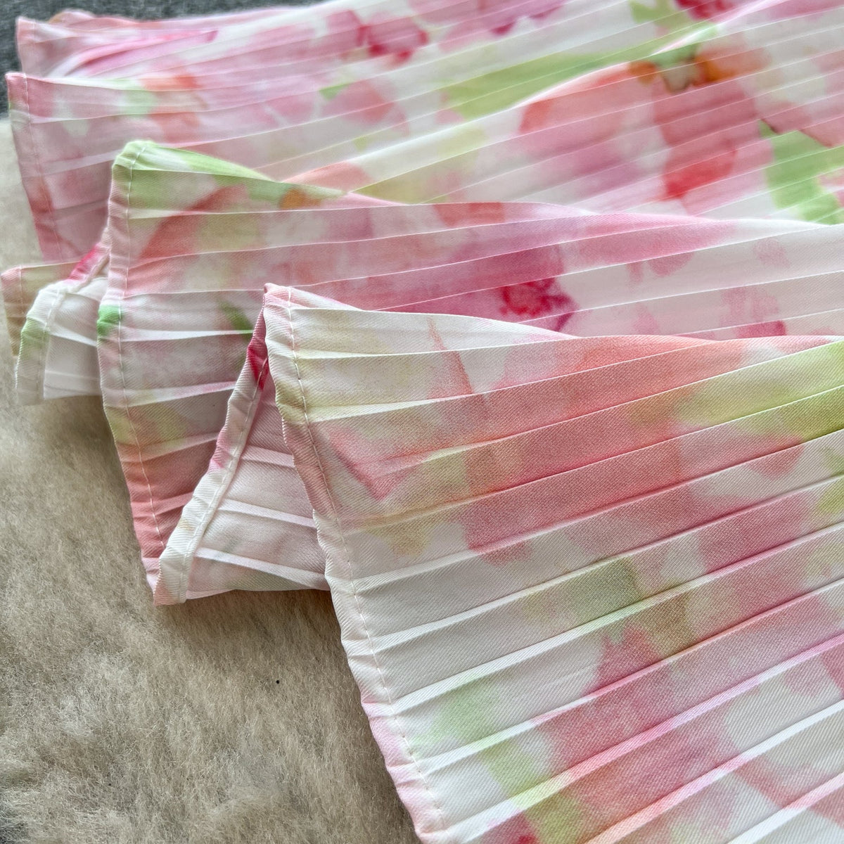 Fairy Lace-up Pink Floral Dress