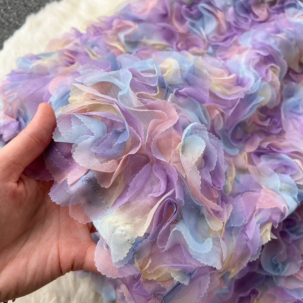 French Style Waist-slimming Floral Dress