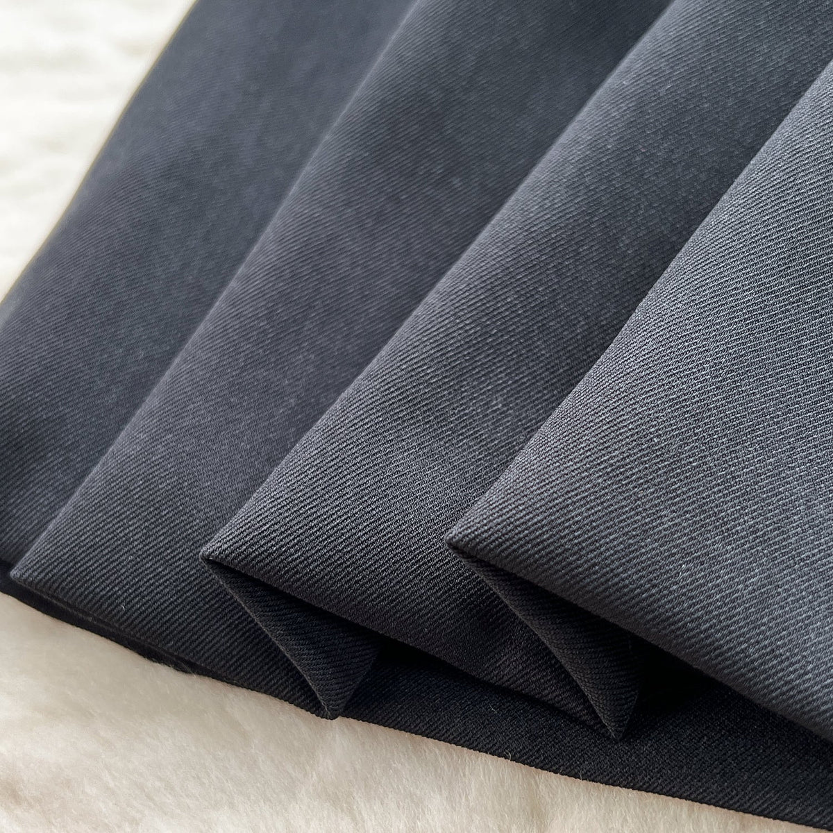 High-end Color Blocking Black Dress