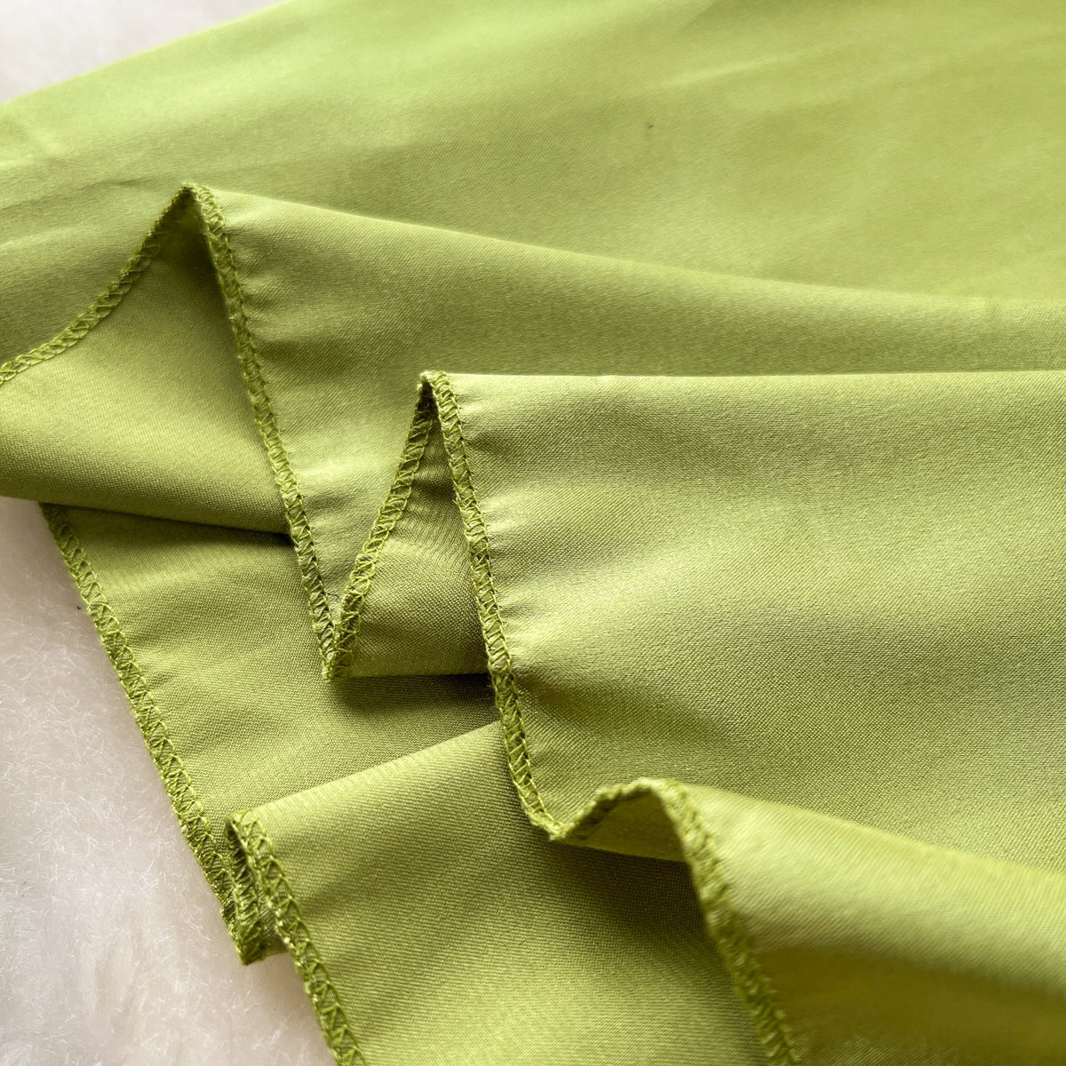 Embroidered Flower Satin Slip Dress