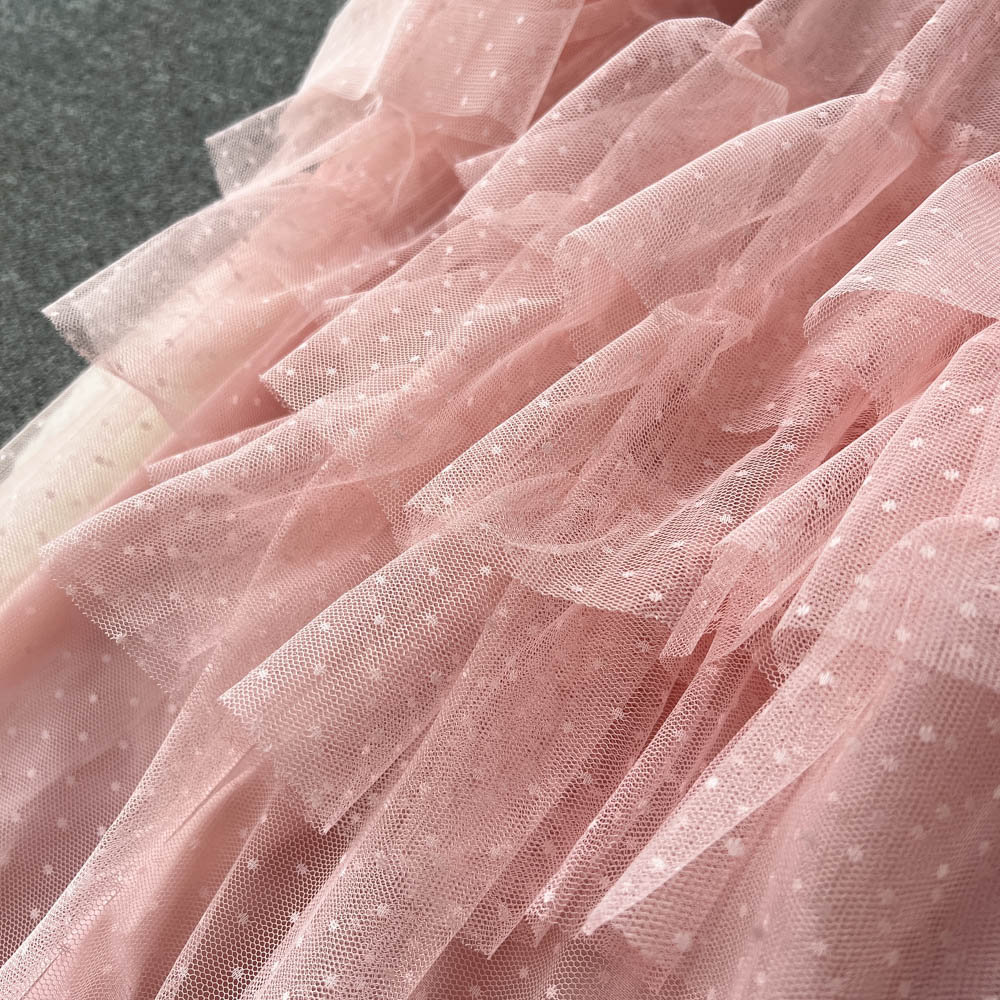 Fairy Ruffled Mesh Layered Dress