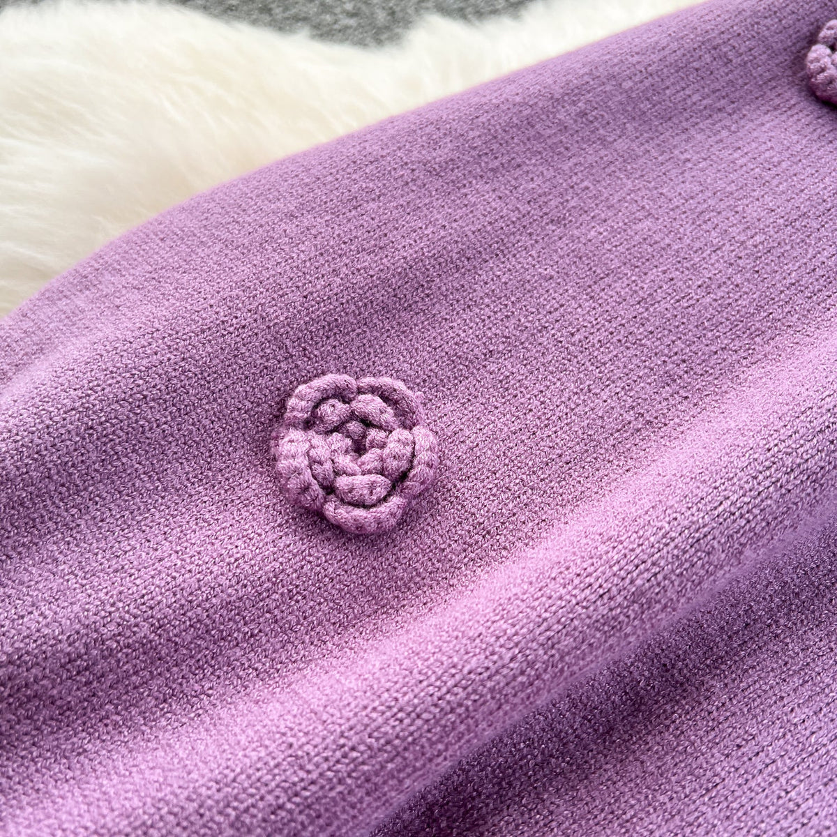 Simple Design Waist-slimming Knitted Dress