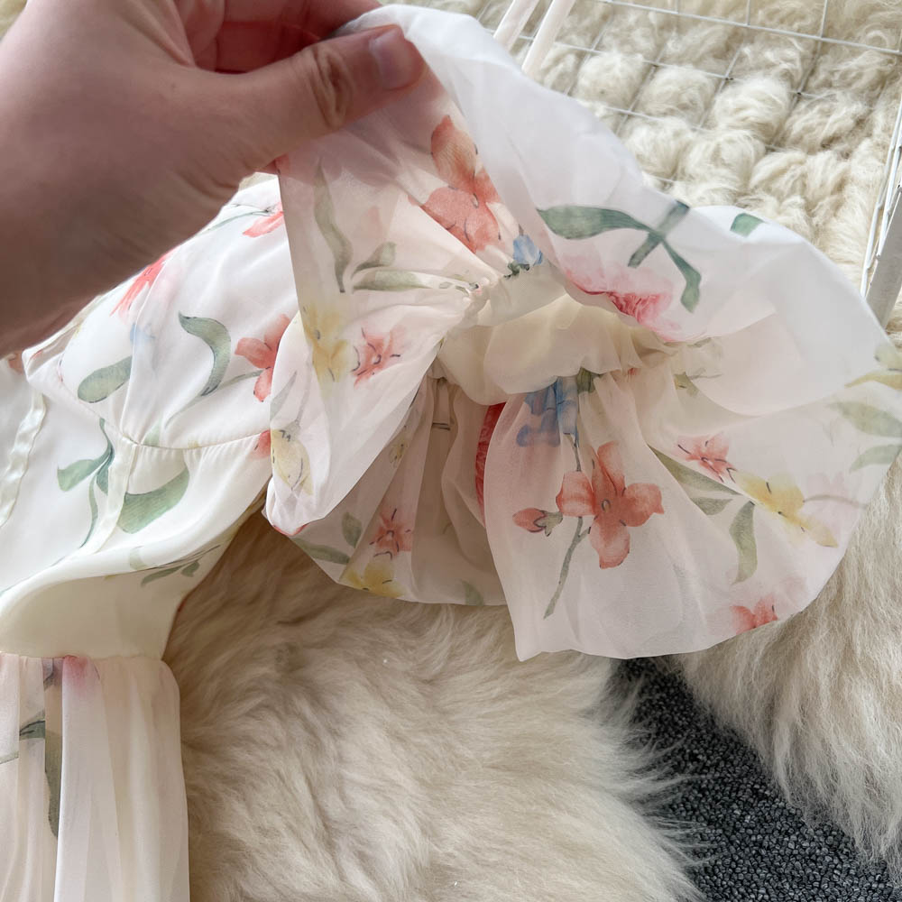 Fairy Floral Bustier Halter Dress