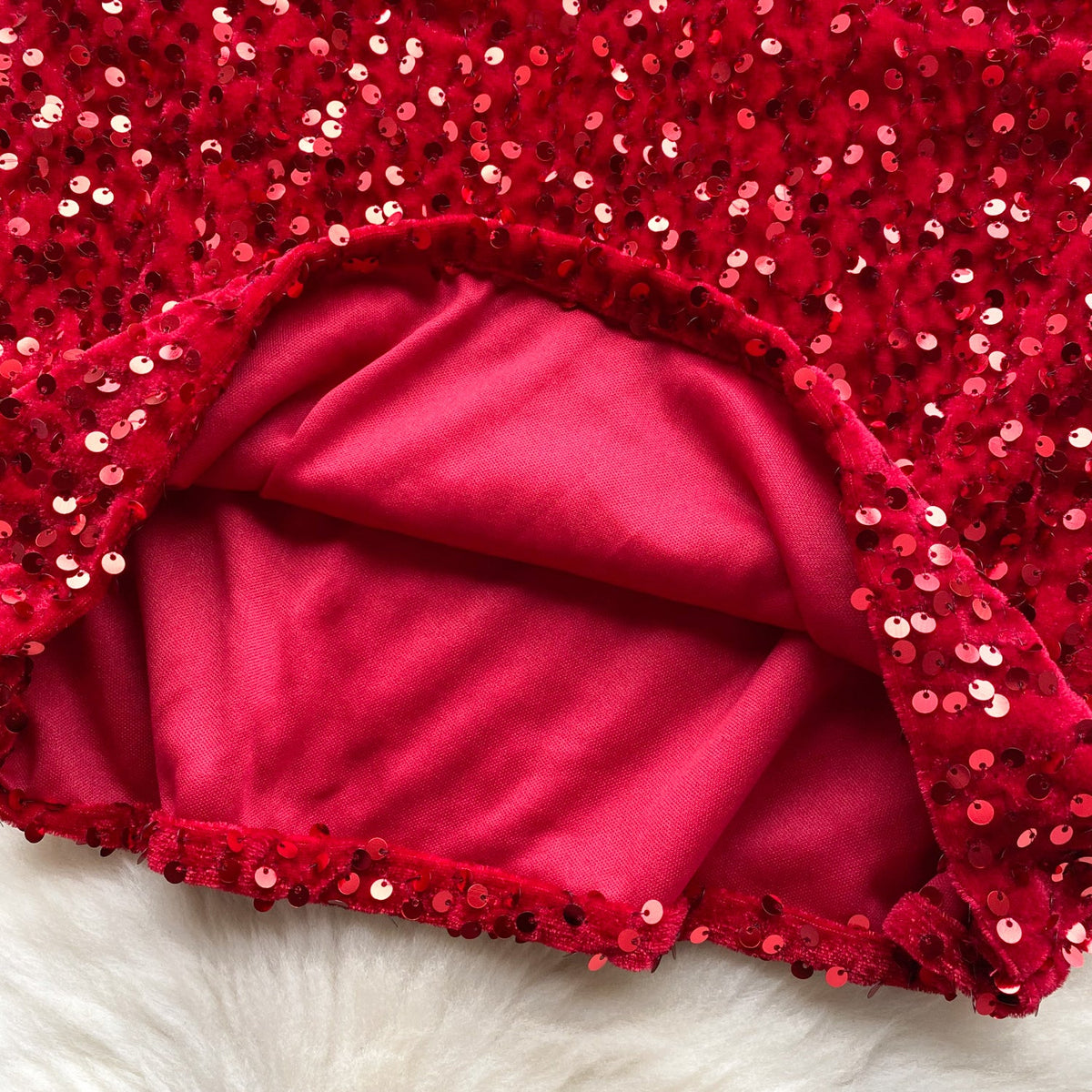 Slant Shoulder Sequin Mini Party Dress