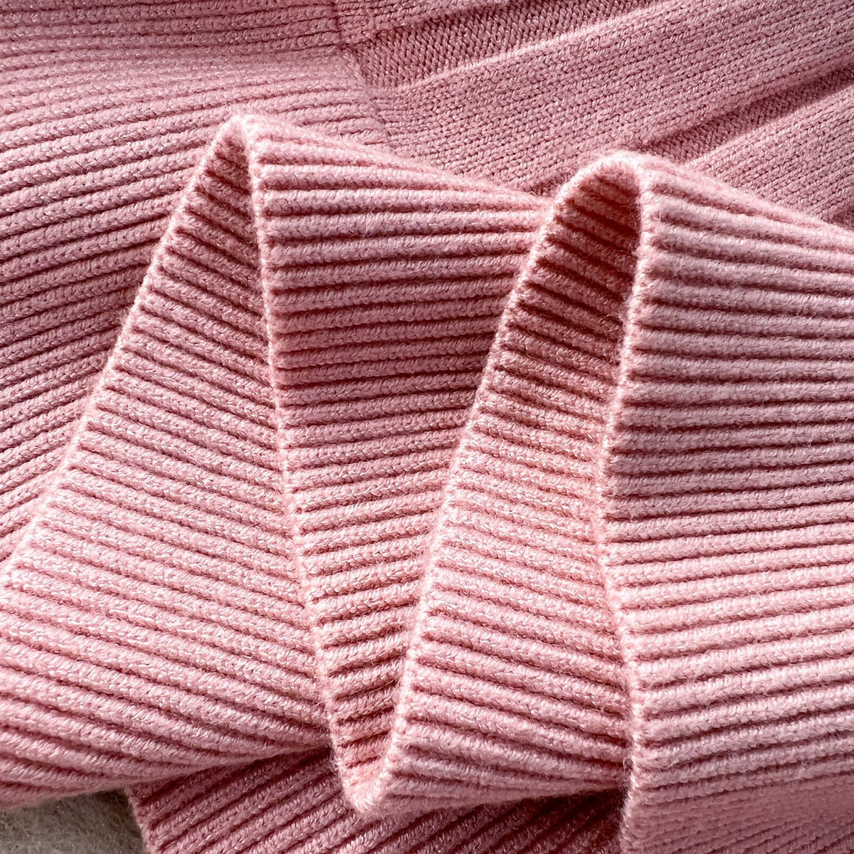 Ruffled Hem Knitted Bottoming Dress