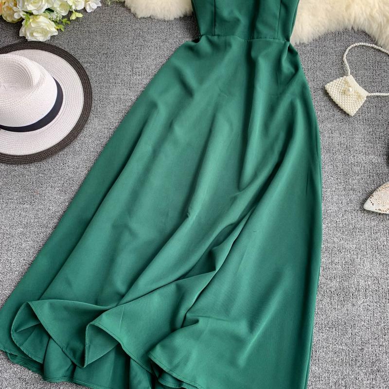 Harika Halter Yaz Kayık Elbise