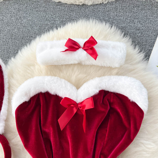 Sweet Bunny Furry Costume Dress