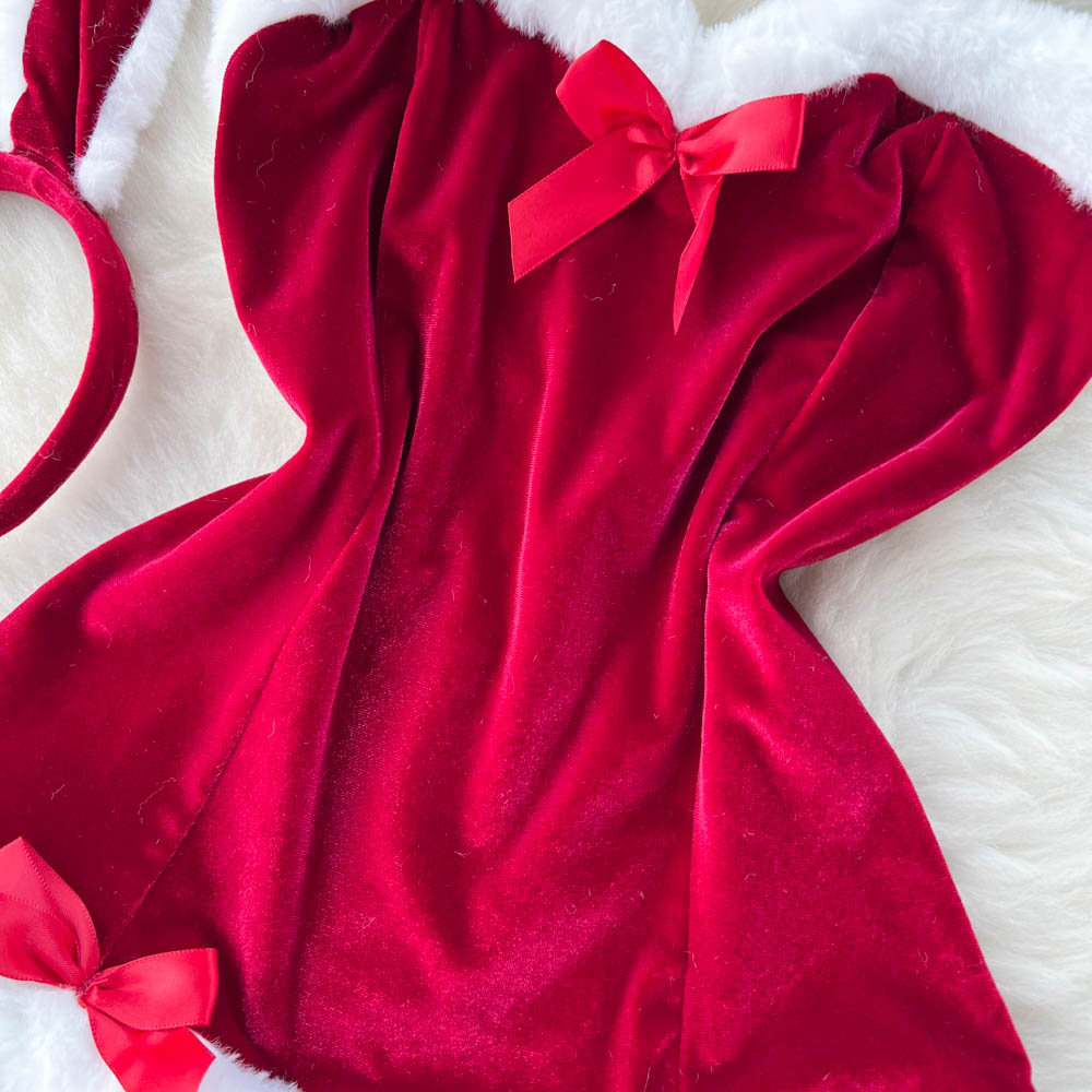 Sweet Bunny Furry Costume Dress