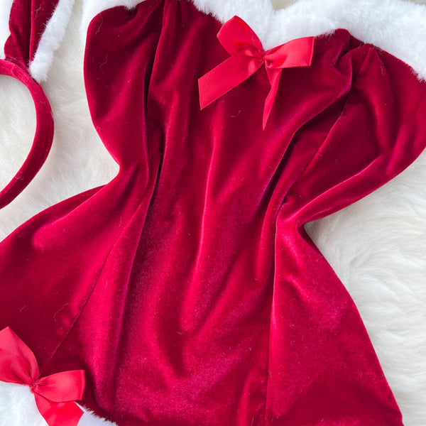 Sweet Bunny Furry Costume Dress