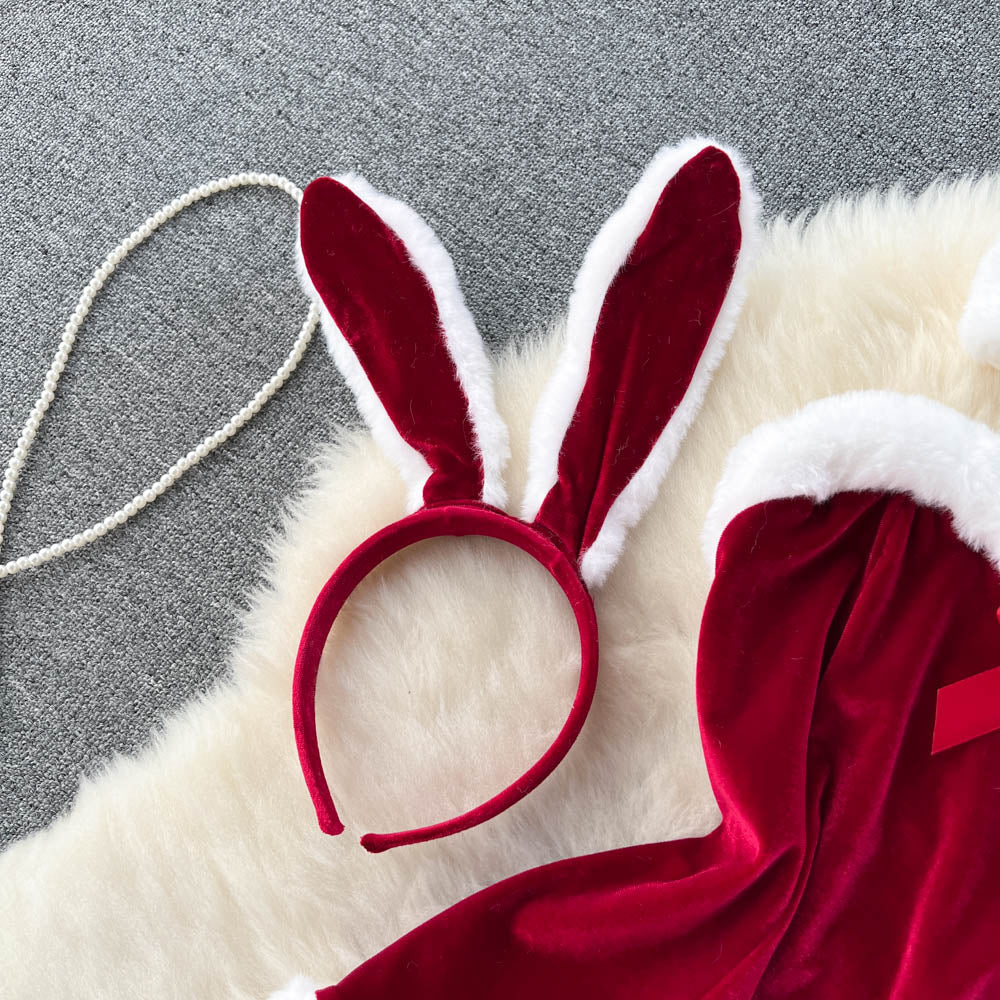 Sweet Bunny Furry Costume Dress