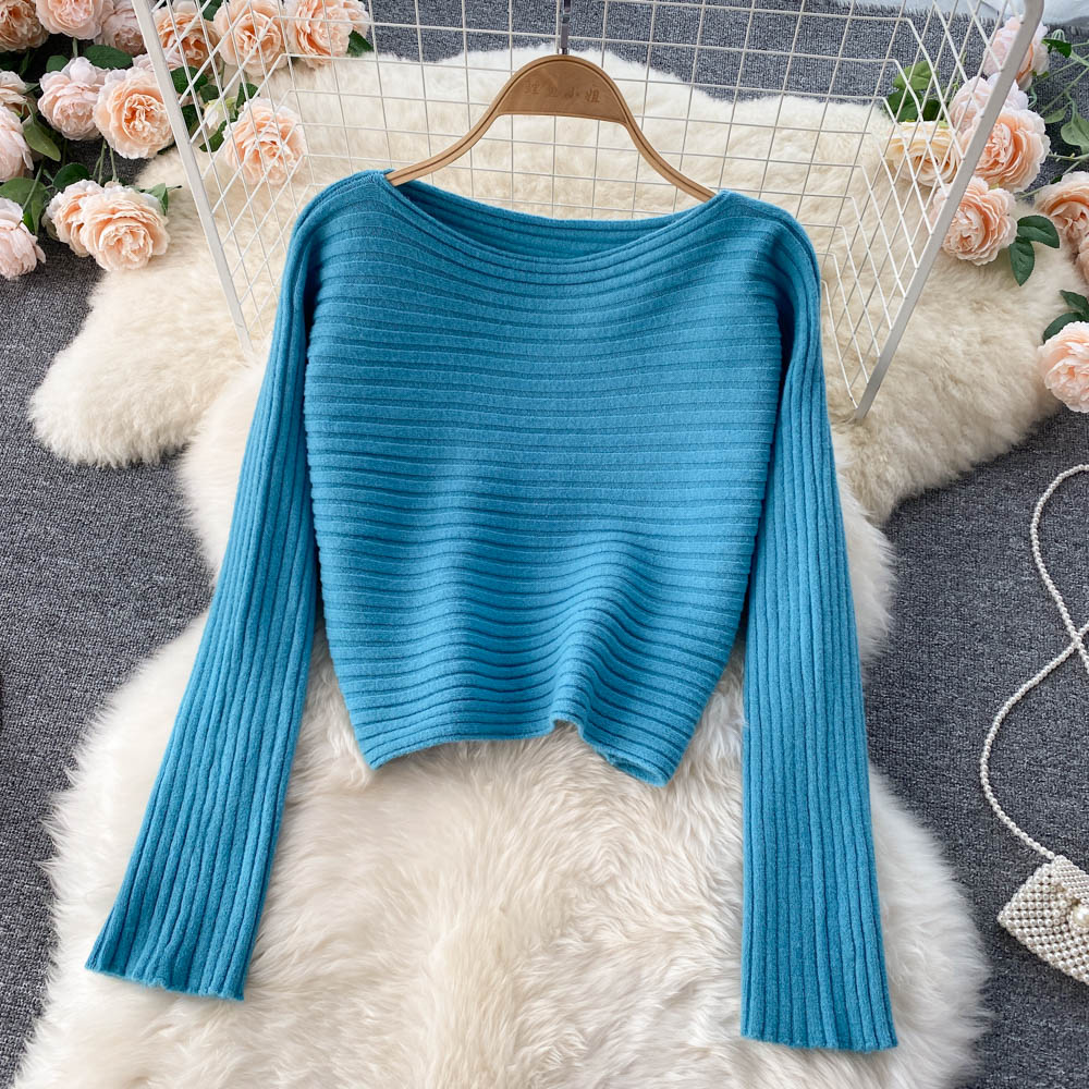 Chic Jersey&Halter V-neck Dress 2Pcs