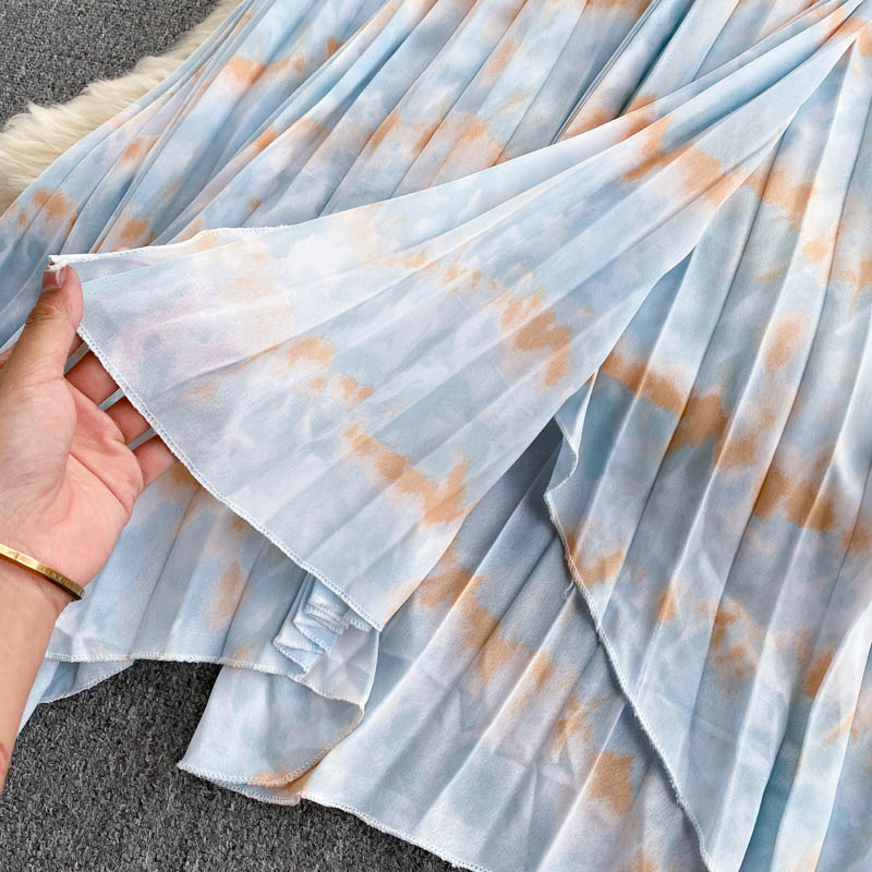 Hollowed Backless V-neck Slip Dress