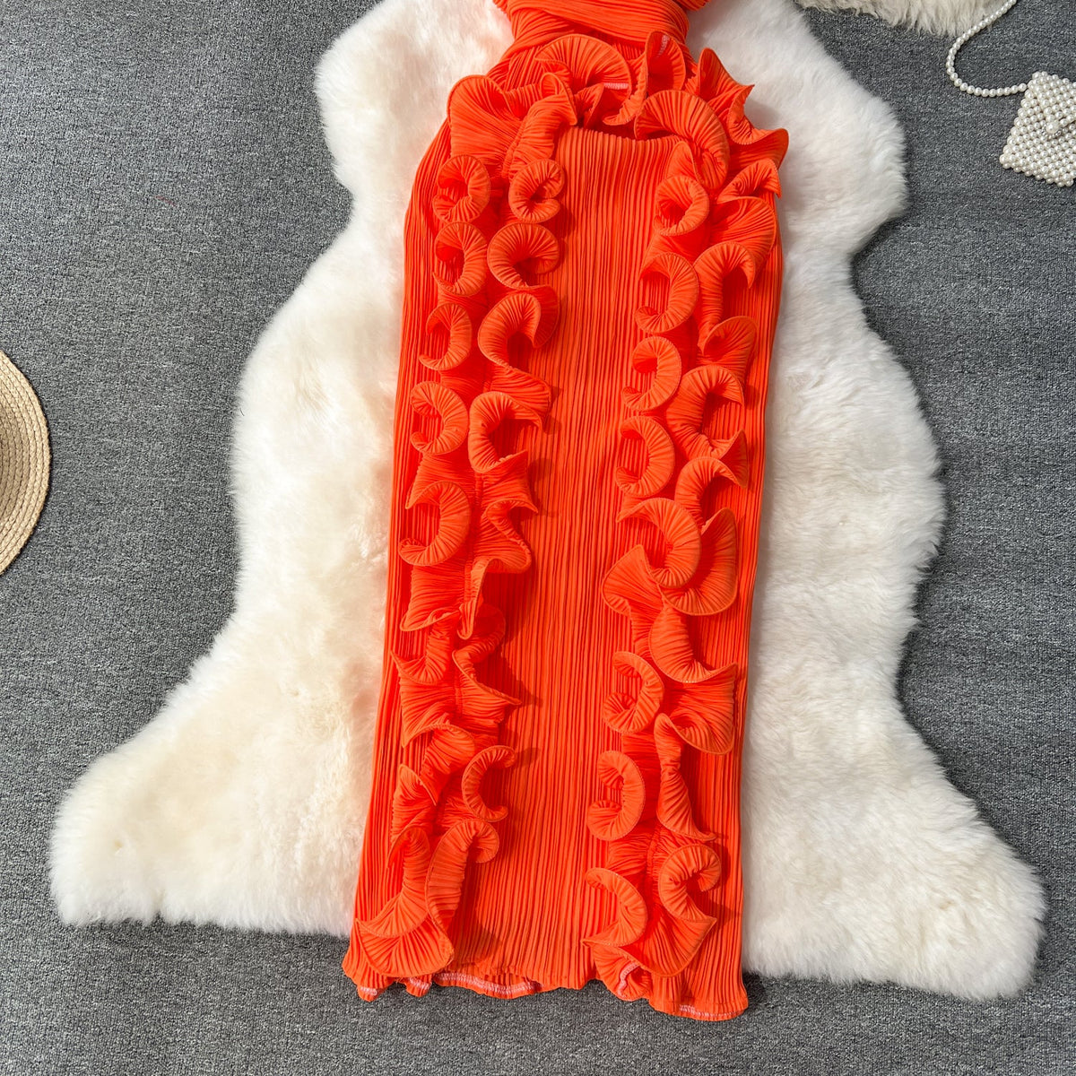 Niche 3d Ruffled Party Dress