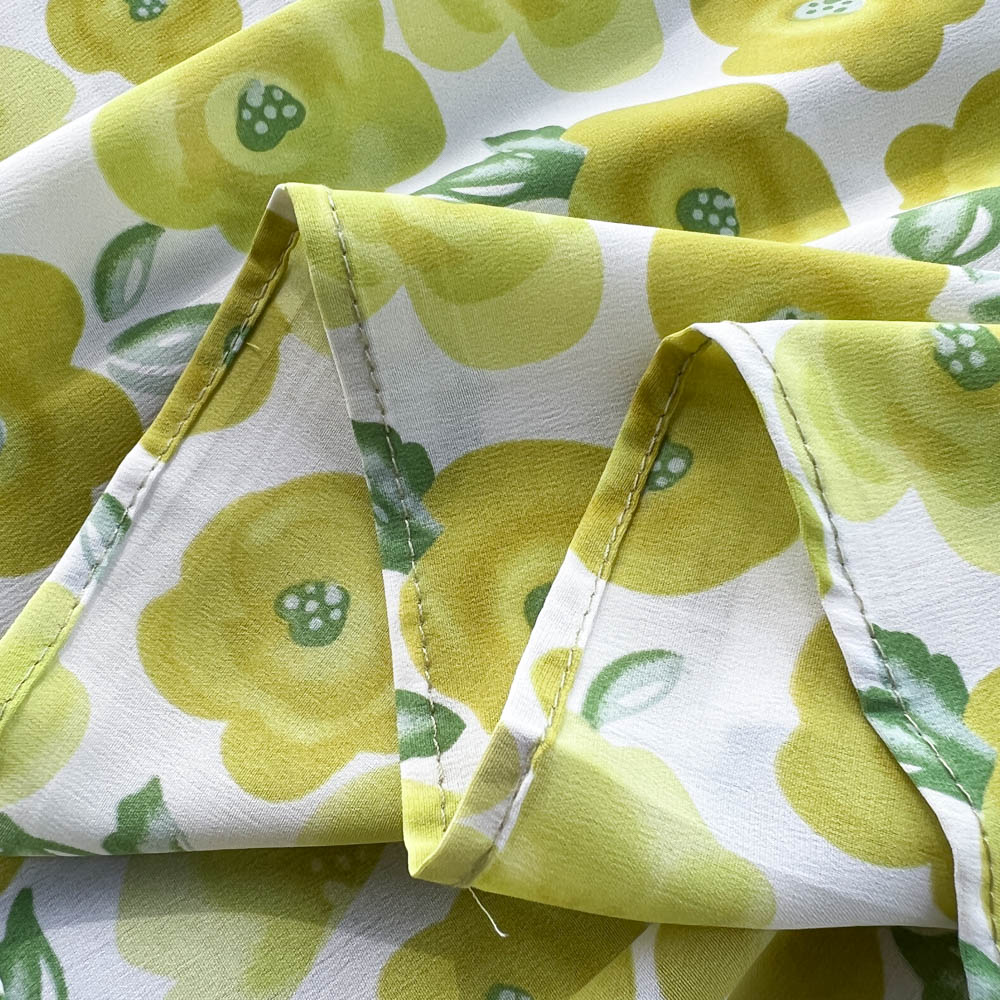 Mori Floral Chiffon A-line Dress