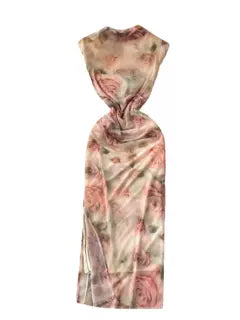 Şık Bodycon Etnik Çiçekli Elbise