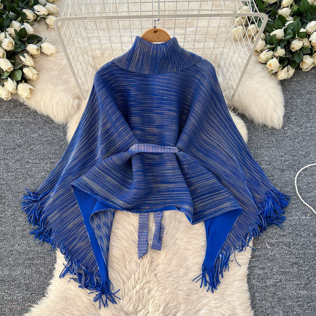 Beaded Fringed Cardigan & Vest Dress 2Pcs