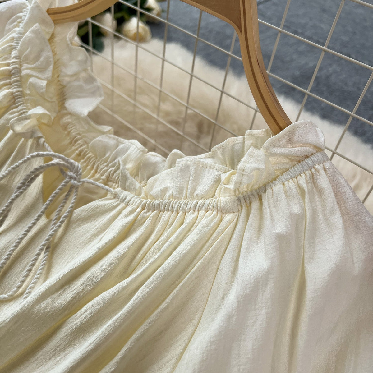 Bohemia Puffy Sleeve Fringed Dress