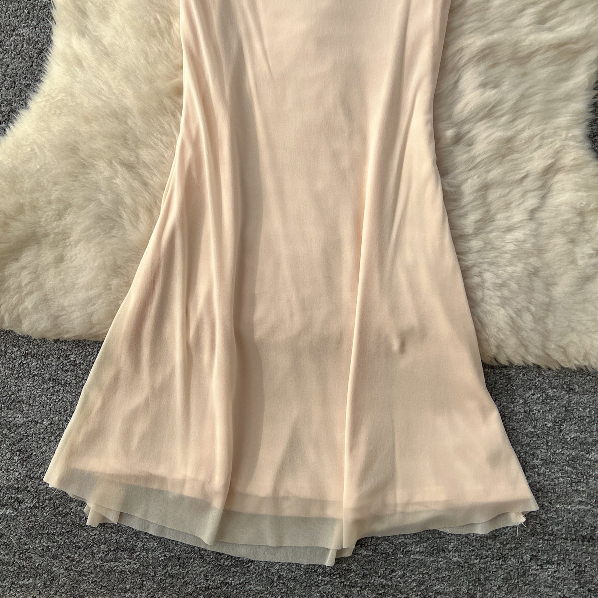 Sequined Embroidered Off-shoulder Mesh Dress