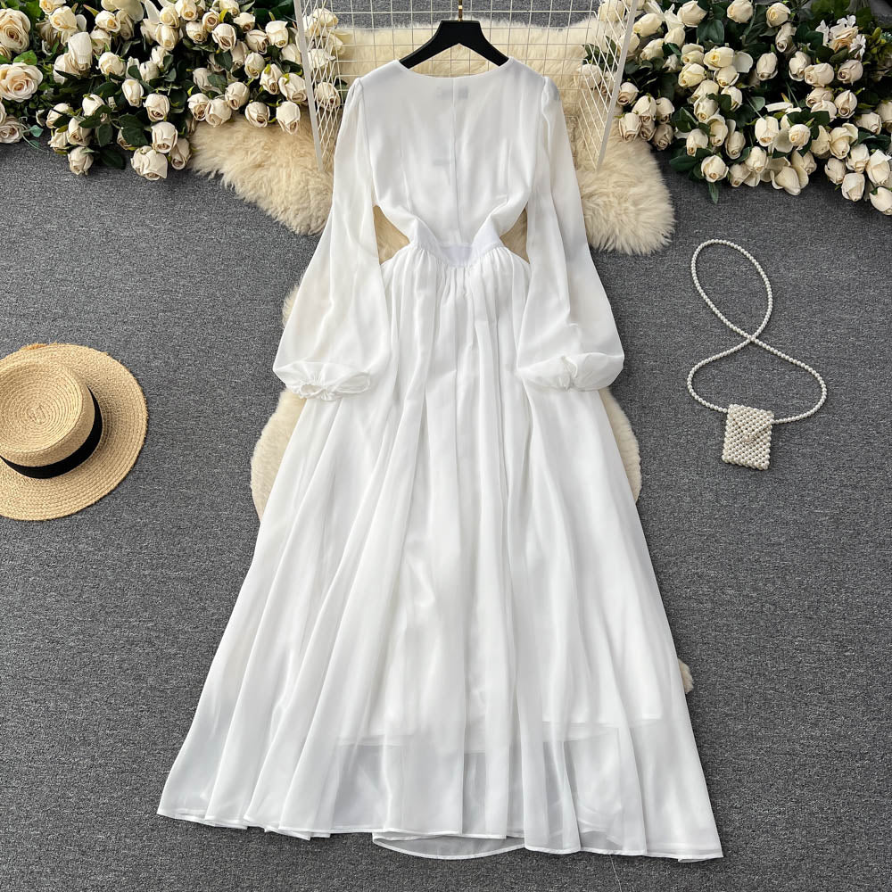 Fairy White Thin Mesh Dress