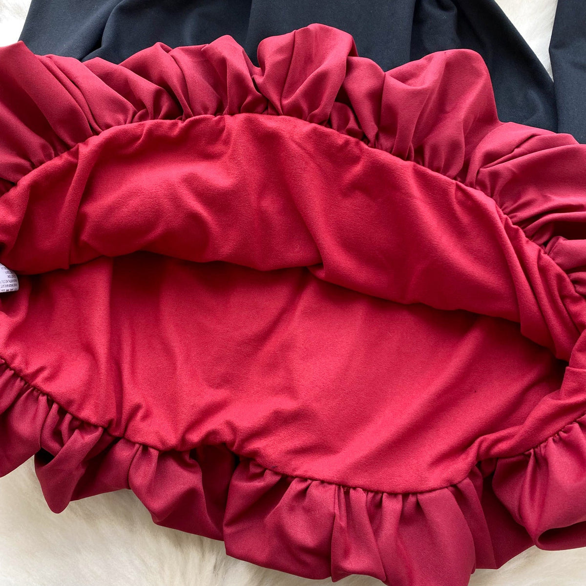 Off-shoulder Color Blocking Patchwork Dress