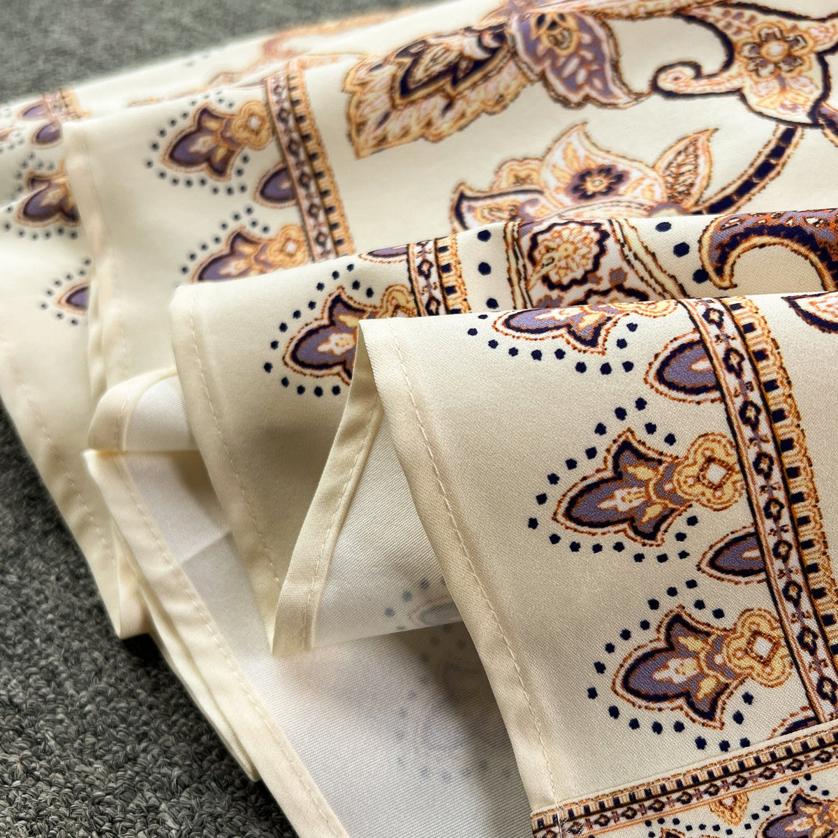 Courtly Floral Printed Draped Dress