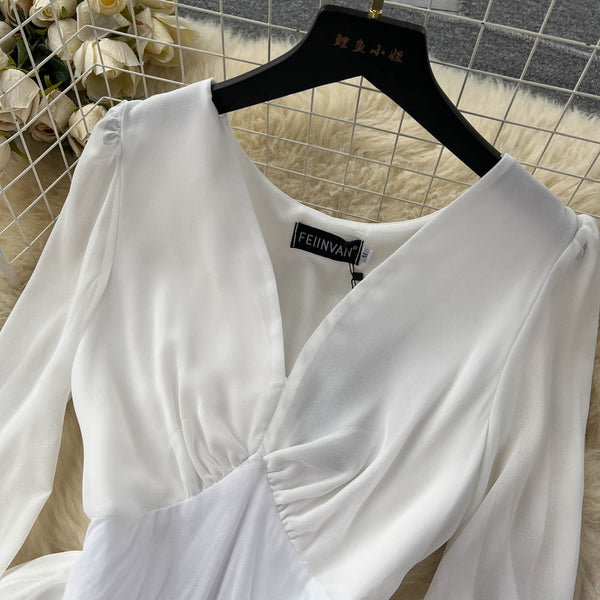 Fairy White Thin Mesh Dress