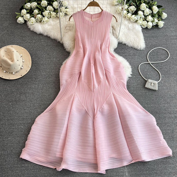 Irregular Design Bunchy Ruffled Dress