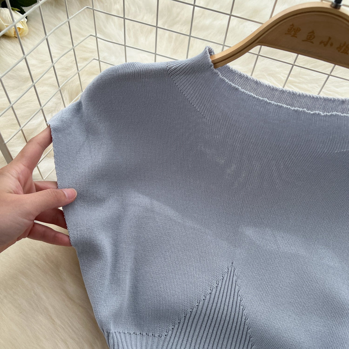 Vintage Turtleneck Sleeveless Knitted Dress