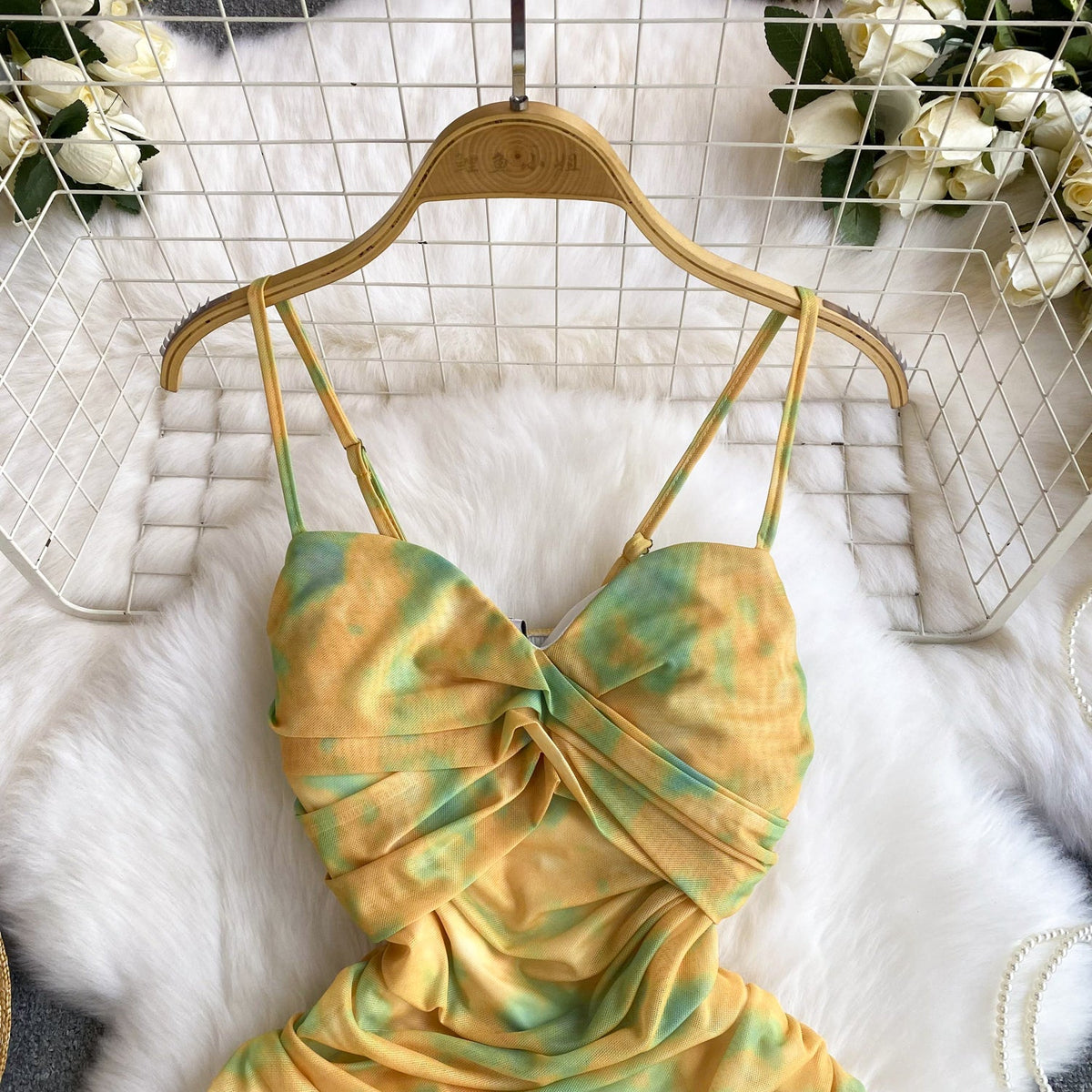 Hottie Pleated Floral Slip Dress