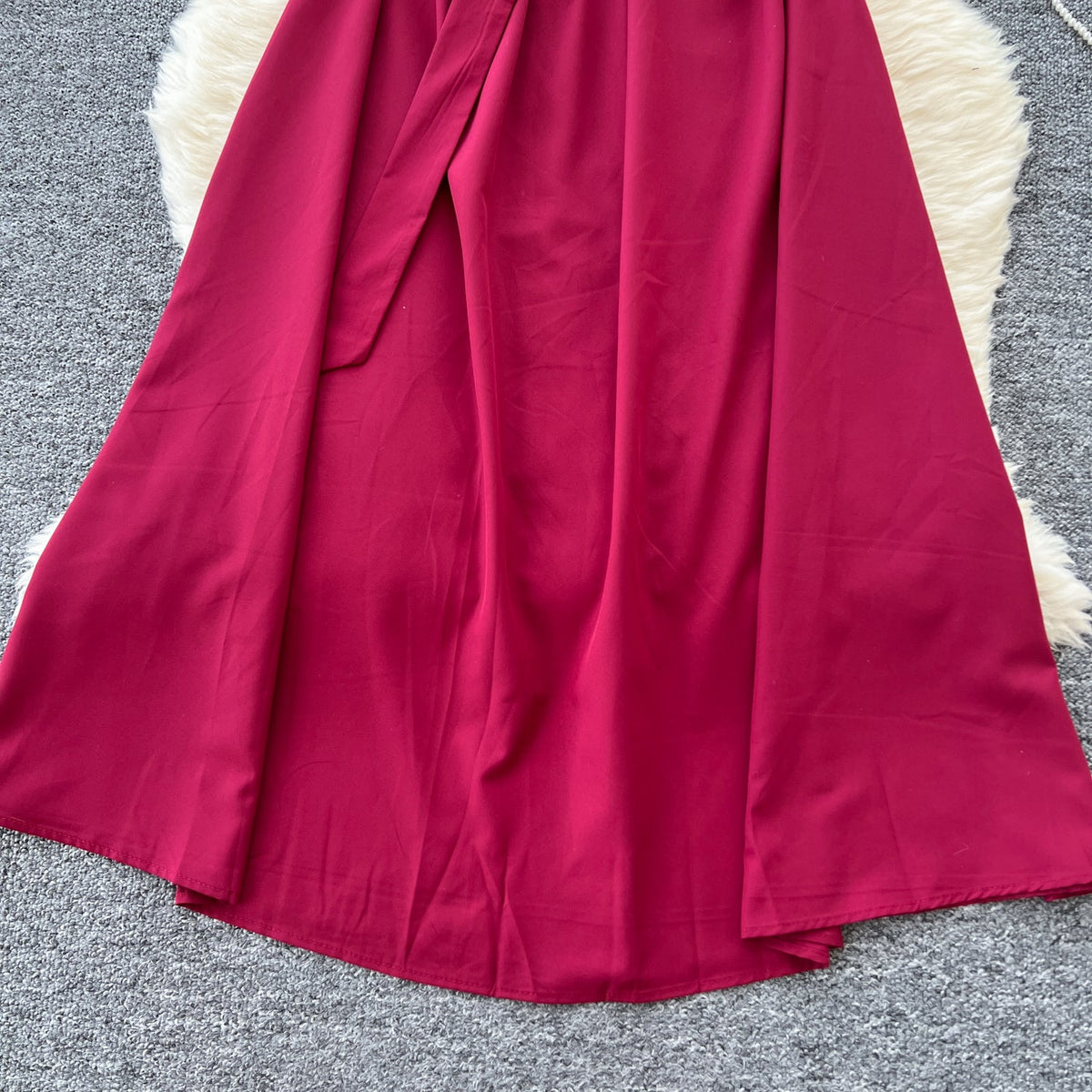 French Style Lace-up Sleeveless Dress