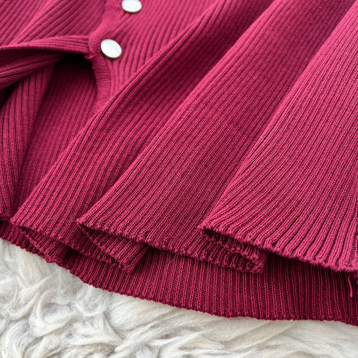 Half Turtleneck Metal Button Knitted Dress