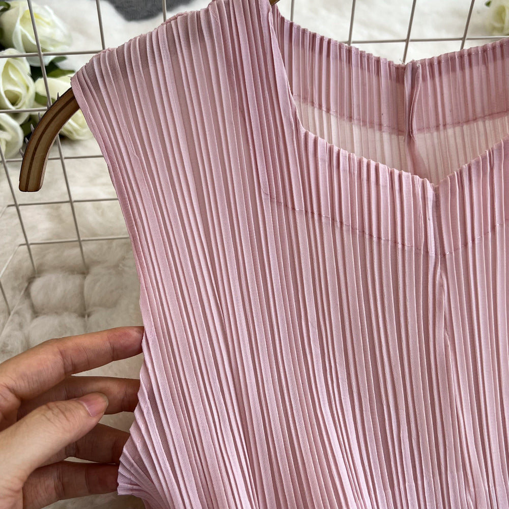 Irregular Design Bunchy Ruffled Dress