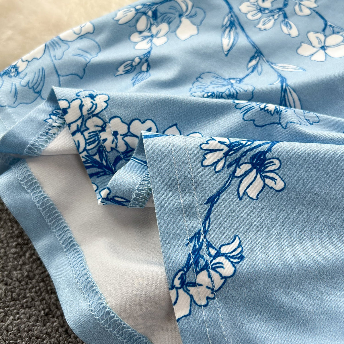 Elegant Printed Slim-fit Slip Dress