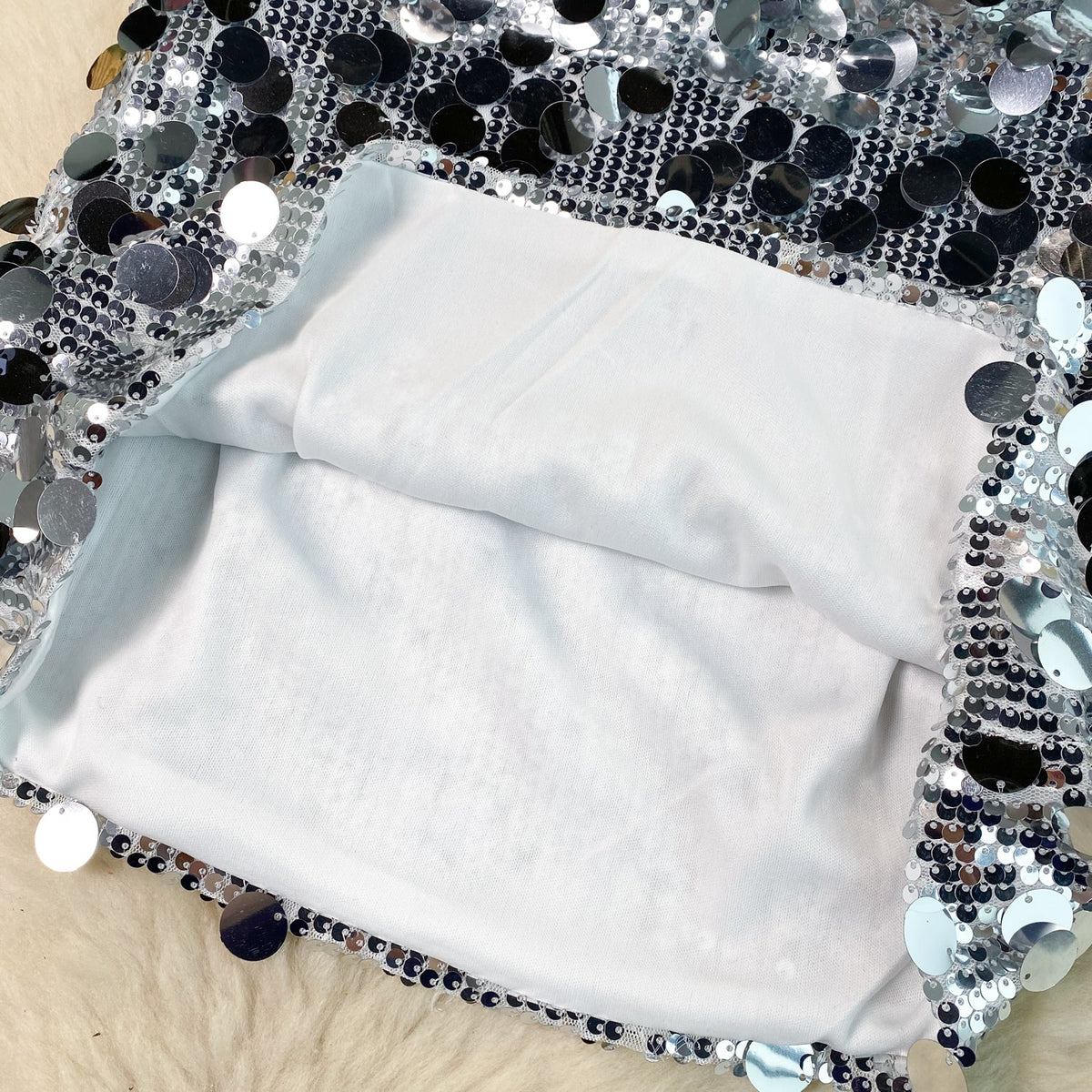 Party Sequined Short Slip Dress