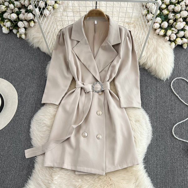 Vintage Bright Color Suit Dress