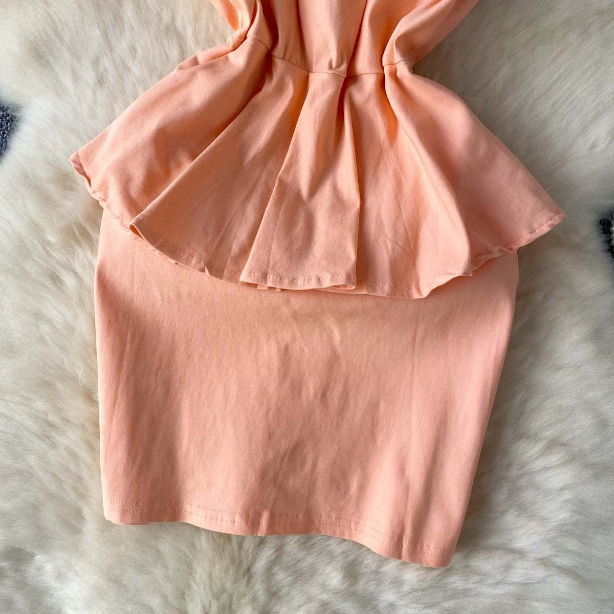 Sexy Zipped Patchwork Slip Dress