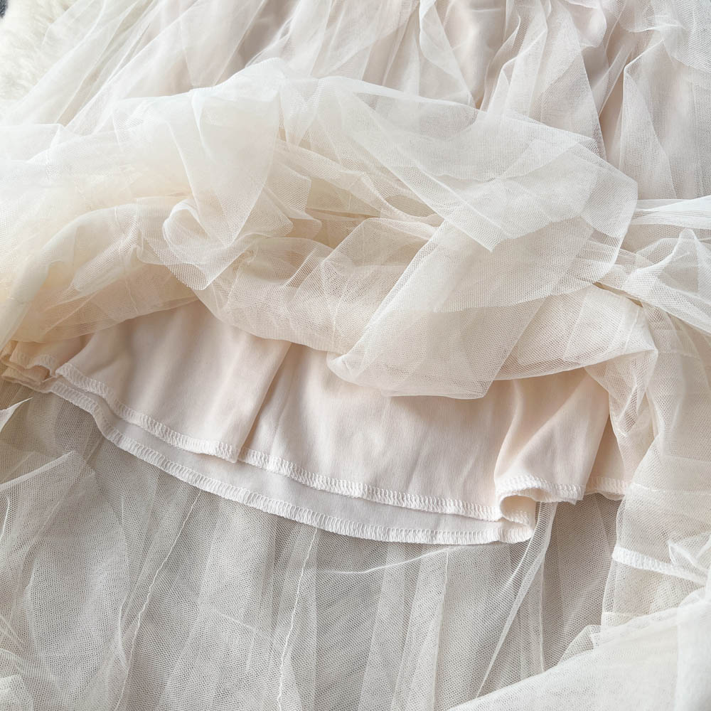 Fairy Color Blocking Cake Dress